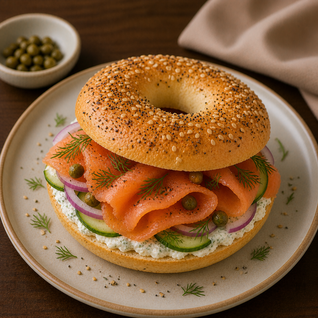 Lachs Bagel